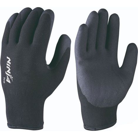 Lot 5 Paires Gants Anti-Froid Nylon Polyamide Singer Ninja Ice - Enduction HPT - Norme EN 388/EN 511 - Taille 11 (1/2)