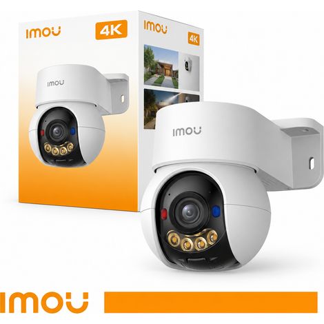 Imou Telecamera Talos 4K 8Mp P&T Wi-Fi 6 per esterni con AI e copertura a 360°