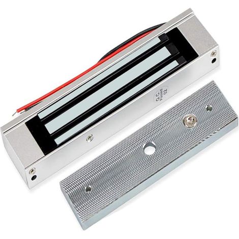 1 Serrure électromagnétique 180kg,Étanche DC 12V,Sécurité porte verre métal bois