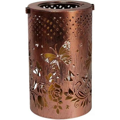 Lanterne solaire décorative d'extérieur pour jardin, suspension pour terrasse, table, allée (papillon) [Classe énergétique A++] (1/5)