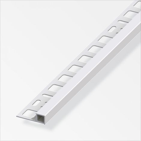 alfer Quadratprofil 1 m, 12.5 x 19.5 mm Aluminium eloxiert silber Vierkantrohre (1/2)