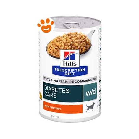 Hills Dog Prescription Diet w/d Digestive Weight Diabetes Management - Lattina 370 Gr - Cibo Umido Cani