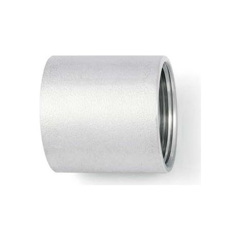 BSP 1/4" Socket (Coupling) T316 (A4) Stainless Steel - Parallel Threads (BSPP / G Thread) (1/2)