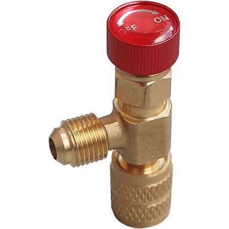 Valve de climatisation R410, joint de remplissage 1/4 pouce, vanne de réfrigérant C (1/5)