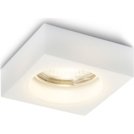 BIANCA SQ spot encastrable verre opale 230V GU10 50W
