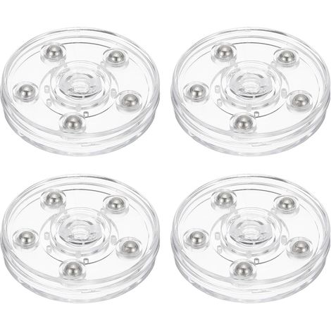 4Pcs 2,5 Pouce Lourd Tournant Pivot Support Transparent (1/5)