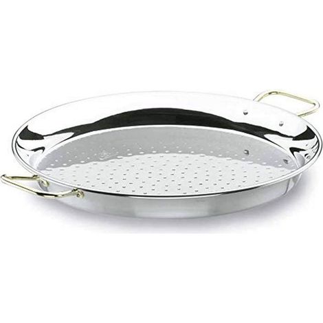 Lacor 60130- Padella per paella valenciana inox 30 cm