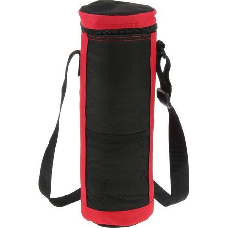 Sac de transport imperméable et isolé Oxford pour bouteille deau - Sac de transport pour boissons, bouteilles, déjeuner, avec bandoulière réglable AOD (1/5)