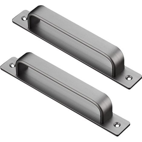 Poignées de porte coulissante, à pousser, 2 boutons meuble, barre (1/5)