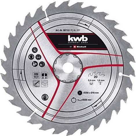Einhell 49587151 lama circolare 20 cm 1 pz