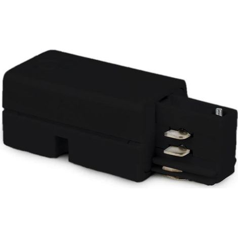 Connecteur de démarrage pour rail triphasé à montage en surface - Noir