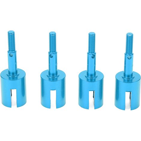 Lot de 4 coupelles de différentiel en aluminium (pièce de rechange bleue) pour véhicule RC Tamiya TT02 1/10 (1/5)