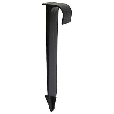 ALLIANDIS100Pcs Supports De Tuyau De Tube Dn16 Type C Enjeux Au Sol Pour Tuyauterie De Tuyau Pe Raccords D'Irrigation Par Gouttières Connecteurs D'Eau De Jardin (1/4)