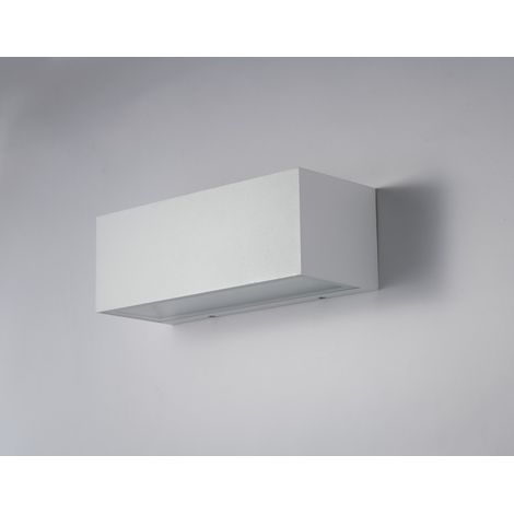 "Applique da esterno LED TWIN bianca con luce biemissione 40W 4000K 30 cm." (1/2)