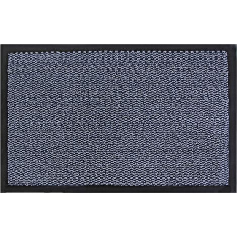 Heavy Duty Barrier Door Floor Mat, 60x80cm, Blue Black (1/4)