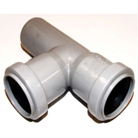 BRAGA AD ANGOLO 87,30° - Ø40MM/Ø40MM - IN POLIPROPILENE COLORE GRIGIO
