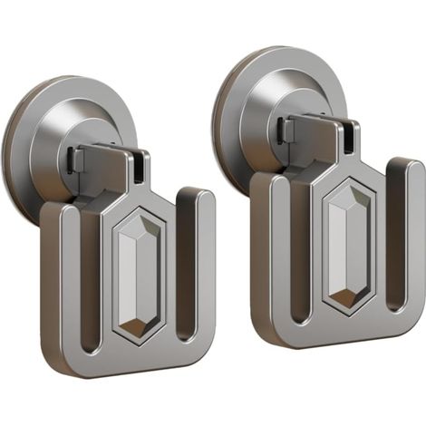 (2 Pièces) Support à Pantoufles Mural, Chaussons Étagère Murale, Range Chaussure sans Perçage avec Ventouse Auto-Adhésif pour Porte, Placard (1/4)