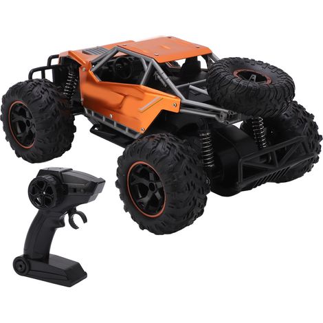 Voiture télécommandée 1/14, véhicule tout-terrain haute vitesse, jouet RC pour enfants, cadeau d'anniversaire, orange (1/5)