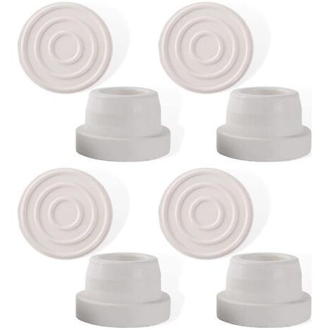 4 Pack Rubber Pool Ladder Bumpers, Fit for 1.9" Inner Diameter Tubes, In-Ground Pool Ladder Stoppers, Pool Liner Protective Accessories (1/4)