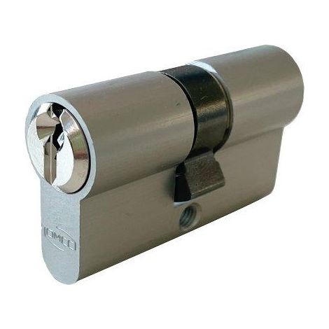 CILINDRO SAGOMATO 120/L OMEC  ALLUMINIO CHIAVI 3 MM 54 27+27