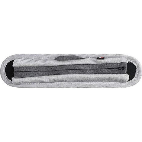 Housse de casque audio épaisse avec fermeture éclair et arceau fermé - petite taille - grise (1/5)
