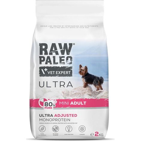 Rohes Paleo Ultra Schweinefleisch Mini Adult 2kg (1/3)