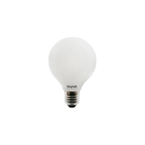 Lampada sferica opale Zafiro LED 6W E27, luce calda 2700K  BEG56450