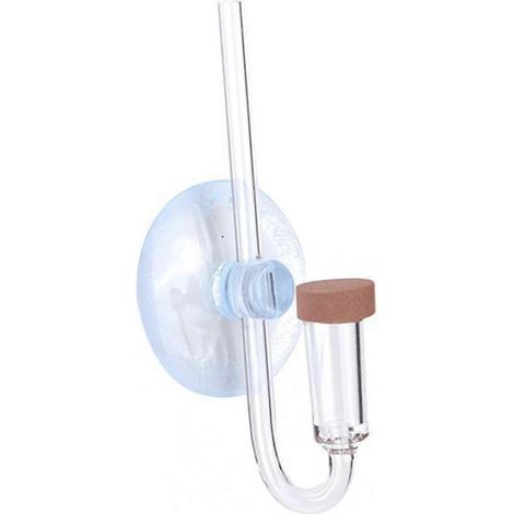 Diffuseur d'air pour aquarium avec ventouse, mini diffuseur d'air pour aquarium en verre, accessoires et équipements.-S (1/5)