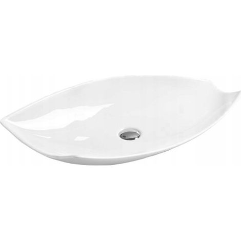 Mexen Delia lavabo sobre encimera 74 x 38 cm, blanco - 21857400 (1/2)