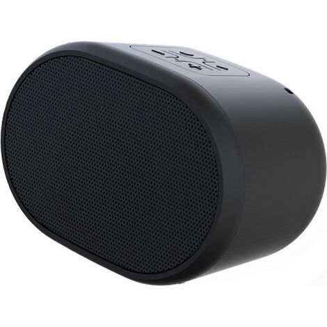 Enceinte Bluetooth portable avec son stéréo et basses profondes, compatible carte mémoire, clé USB et entrée auxiliaire. Sans fil. (1/2)