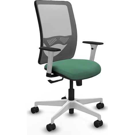 Chaise de bureau piqueras y crespo Zulema moutarde accoudoirs réglables (1/2)