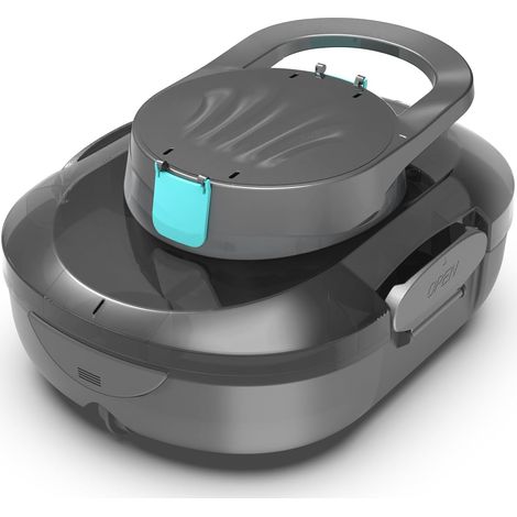 (Version 2026) Robot Piscine, Autonomie 120 Min pour Piscines Hors Sol 100m², Aspirateur Piscine Double Moteur, Nettoyeur de Piscine, Stationnement Automatique(Gris (1/5)
