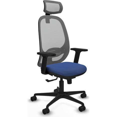 Silla de oficina piqueras y crespo Cilanco gris malla cómoda (1/2)