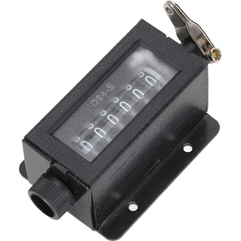 Compteur manuel 6 chiffres pour presse à poinçonner D94-S, compteur mécanique à traction (1/5)