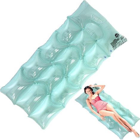 Matelas de piscine, jouets de piscine gonflables, aides à la natation gonflables, accessoires de piscine, jouets de piscine,150x75x20cm (1/5)