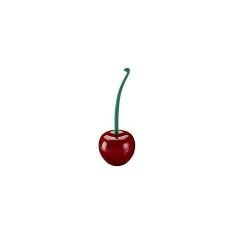 Cepillo de baño con forma de flor de catalpa, soporte para cepillo de baño con forma de cereza color vino tinto, juego de plástico - Crezuo (1/4)