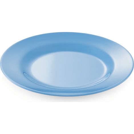 Assiette à dessert mélamine Ø 20 cm bleu - Was Germany