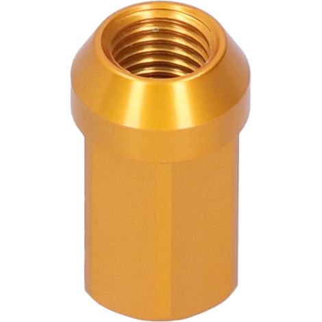20 écrous de roue antivol en aluminium 7075-T6, filetage M12x1,5, hauteur 3,3 cm (1,3 po), couleur or. (1/5)