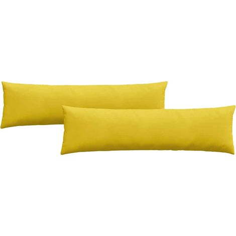 Maison Exclusive - Sofakissen 2 Stück Gelb 145 x 40 cm Cordstoff