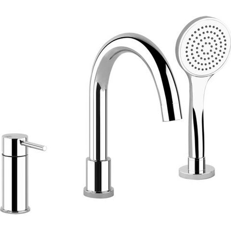 Gessi Emporio Via Tortona Mélangeur bain douche 3 trous avec