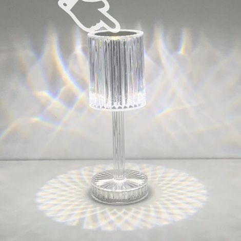 Lampe de Table Sans Fil Rechargeable, Lampe de Chevet LED à Gradation Tactile pour Salon Chambre à coucher d'hôtel (1/5)
