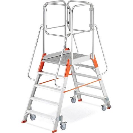 Piattaforma 2x4 gradini - Altezza massima di lavoro 2.83m - 97304R-MCP (1/4)