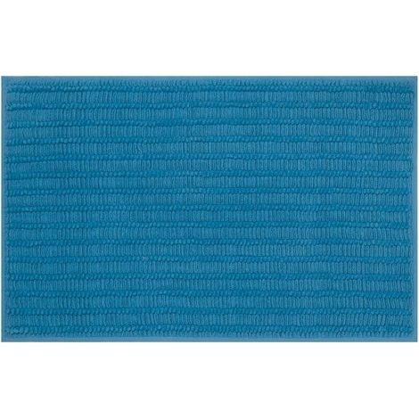 Alfombra de baño ADA de algodón 50x80 cm Spirella azul
