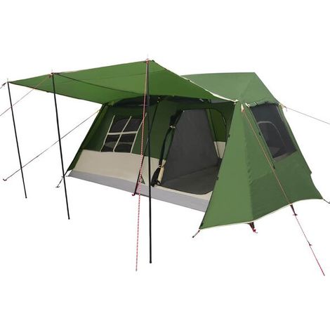 Tente tunnel verte, 400 x 278 x 182 cm