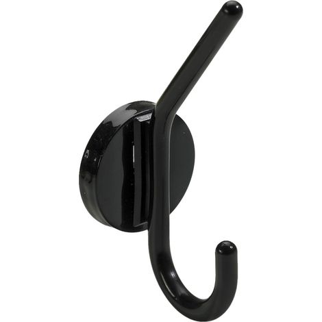 Hettich Garderobenhaken 1 Haken 5,6 x 15,0 x 7,0 cm schwarz Haken