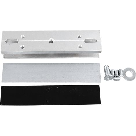 Support en U en aluminium robuste 180 kg, haute résistance, stable pour serrure électromagnétique de porte vitrée (1/5)