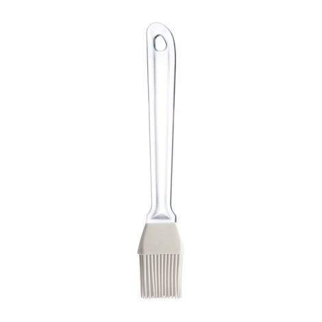 Spazzola da cucina in silicone color crema