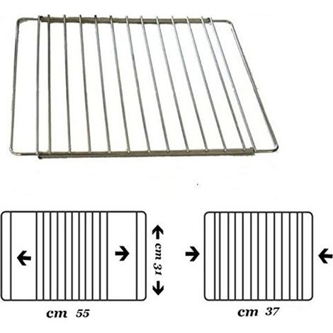 GRIGLIA RIPIANO FORNO CUCINA / FRIGO UNIVERSALE REGOLABILE DA 37 A 58 CM MEDIA (1/5)
