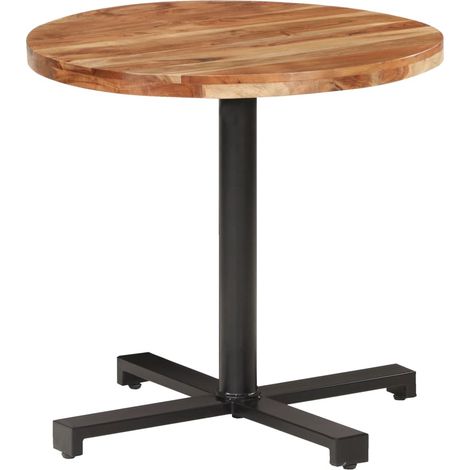 Bistrotisch Rund Ø80x75 cm Akazie Massivholz