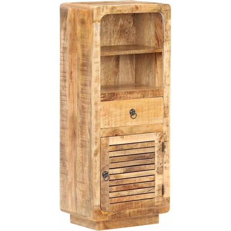 vidaXL Buffet 45x32x110 cm Bois de manguier brut (1/5)